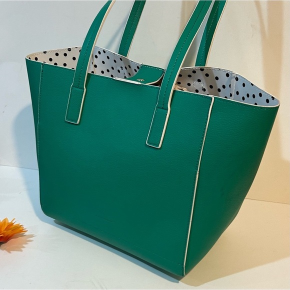 Tommy Bahama Green reversible Large Tote shoulder bag - Picture 3 of 7